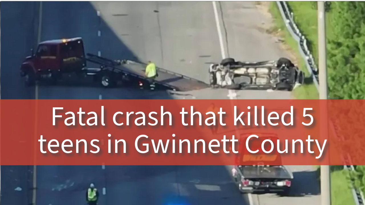 1 teen survives fatal crash that killed 5 in Gwinnett County